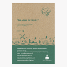 Kép betöltése a galériamegjelenítőbe: csoroszlya farm bio félbarna búzaliszt 25 kg