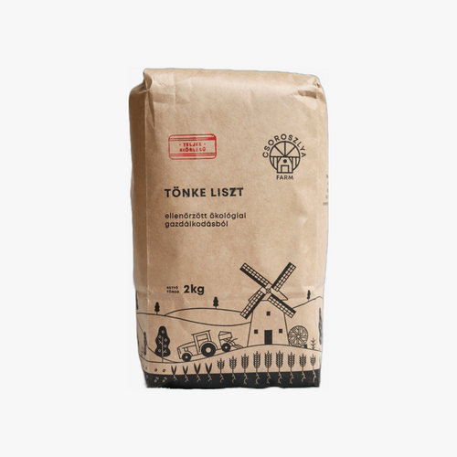csoroszlya farm bio teljes kiőrlésű tönke ősbúza liszt 2 kg